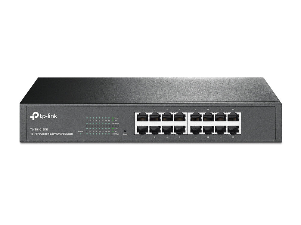TP-Link TL-SG1016DE commutateur réseau Géré L2 Gigabit Ethernet (10/100/1000) Noir
