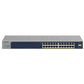 NETGEAR GS724TPv3 Géré L2 Gigabit Ethernet (10/100/1000) Connexion Ethernet, supportant l'alimentation via ce port (PoE) Gris