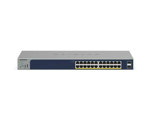 NETGEAR GS724TPv3 Géré L2 Gigabit Ethernet (10/100/1000) Connexion Ethernet, supportant l'alimentation via ce port (PoE) Gris