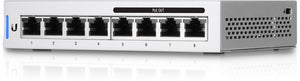 Ubiquiti UniFi Switch 8 Géré Gigabit Ethernet (10/100/1000) Connexion Ethernet, supportant l'alimentation via ce port (PoE) Gris