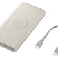 Samsung EB-U2510XUEGEU banque d'alimentation électrique 10000 mAh Recharge sans fil Beige
