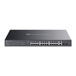 TP-Link Omada ES228GMP commutateur réseau Géré L2 Gigabit Ethernet (10/100/1000) Connexion Ethernet, supportant l'alimentation via ce port (PoE) Noir