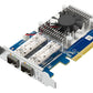 QNAP Carte d'extension réseau double port SFP+ 10 GbE