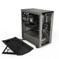 be quiet! Pure Base 500 gris | Boîtier PC, Mini ATX / Micro ATX / ATX, 2 ventilateurs Pure Wings 2 140 mm