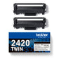 Brother TN-2420TWIN Cartouche de toner 2 pièce(s) Original