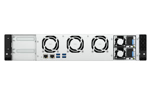 QNAP TS-855EU-RP NAS Rack (2 U) Intel Atom® C5125 8 Go DDR4 0 To QuTS hero Noir