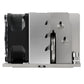 Silverstone XE02-3647S Processeur Refroidisseur 6 cm Aluminium, Noir 1 pièce(s)