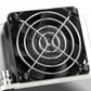 Silverstone XE02-3647S Processeur Refroidisseur 6 cm Aluminium, Noir 1 pièce(s)