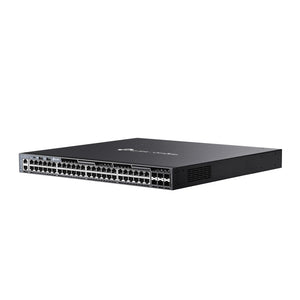 TP-Link Omada SG6654XHP commutateur réseau Géré L3 Gigabit Ethernet (10/100/1000) Connexion Ethernet, supportant l'alimentation via ce port (PoE) 1U Noir