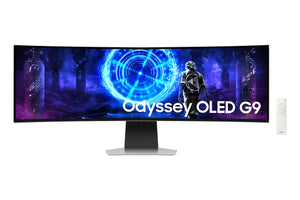 Samsung G95SD écran plat de PC 124,5 cm (49") 5120 x 1440 pixels Dual QHD OLED Argent