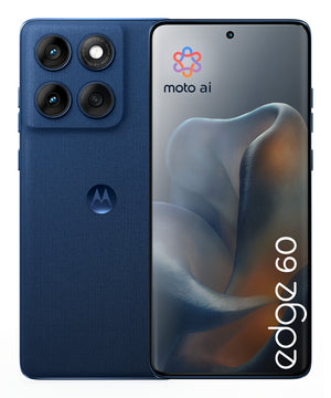 Motorola edge 60 16,9 cm (6.67") Double SIM Android 15 5G USB Type-C 12 Go 512 Go 5200 mAh Bleu