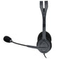 Logitech 981-000593 écouteur/casque Avec fil Arceau Bureau/Centre d'appels Noir