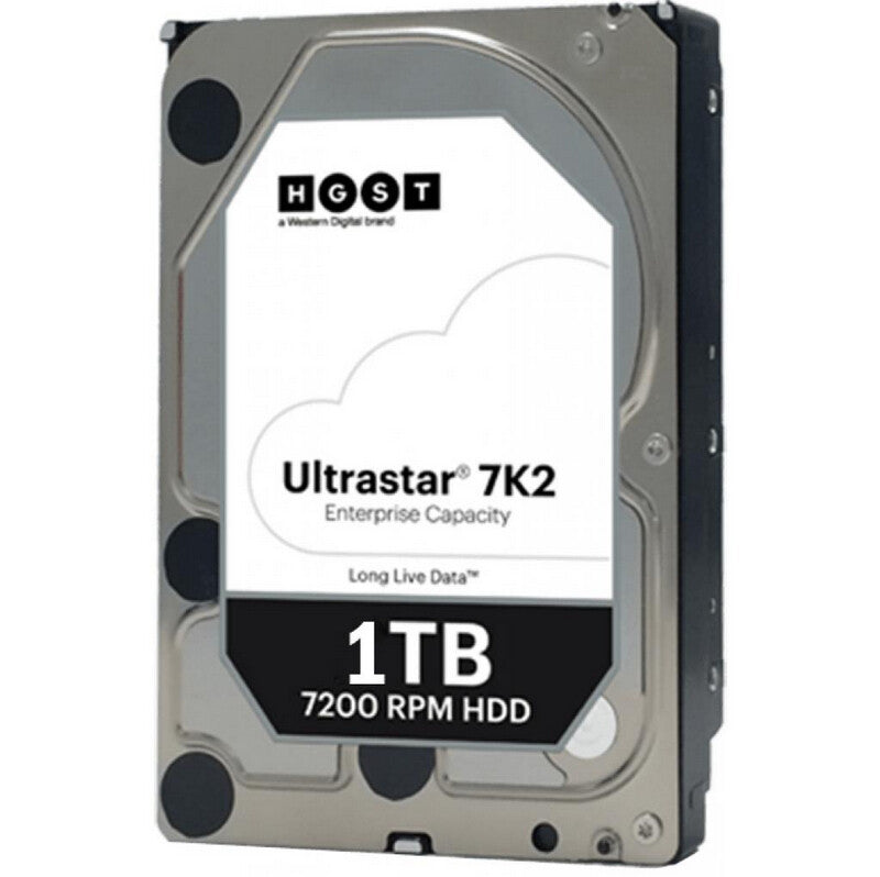 Western Digital Ultrastar HUS722T1TALA604 disque dur 1 To 7200 tr/min 128 Mo 3.5" Série ATA III