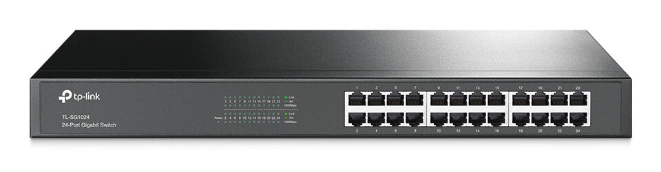 TP-Link TL-SG1024 commutateur réseau Non-géré L2 Gigabit Ethernet (10/100/1000) Noir