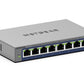 NETGEAR GS108Ev4 Non-géré L2/L3 Gigabit Ethernet (10/100/1000) Gris