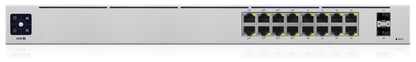 Ubiquiti UniFi 16-Port PoE Géré L2/L3 Gigabit Ethernet (10/100/1000) Connexion Ethernet, supportant l'alimentation via ce port (PoE) 1U Argent