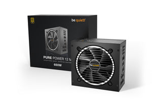 be quiet! Pure Power 12 M 650 W | Alimentation ATX 3.1, 80 Plus Gold