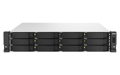 QNAP TS-h1887XU-RP NAS Rack (2 U) Intel Xeon E E-2334 16 Go DDR4 0 To QuTS hero Noir, Blanc