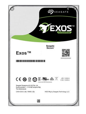 Seagate Exos X16 disque dur 14 To 7200 tr/min 256 Mo 3.5" Série ATA III