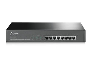 TP-Link TL-SG1008MP commutateur réseau Non-géré Gigabit Ethernet (10/100/1000) Connexion Ethernet, supportant l'alimentation via ce port (PoE) Noir