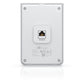 Ubiquiti Unifi 6 In-Wall 4800 Mbit/s Blanc Connexion Ethernet, supportant l'alimentation via ce port (PoE)