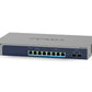 NETGEAR 8-Port Multi-Gigabit/10G Ethernet Ultra60 PoE++ Smart Switch with 2 SFP+ Ports (MS510TXUP) Géré L2+ 10G Ethernet (100/1000/10000) Connexion Ethernet, supportant l'alimentation via ce port (PoE) Gris