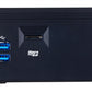 GIGABYTE GB-BACE-3160 barebone PC/ poste de travail 0,69L mini PC Noir J3160 1,6 GHz