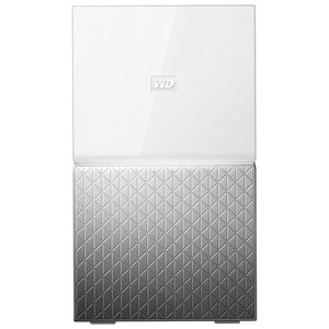 Western Digital MY CLOUD HOME Duo dispositif de stockage cloud personnel 6 To Ethernet/LAN Argent, Blanc