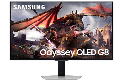 Samsung G80SD écran plat de PC 81,3 cm (32") 3840 x 2160 pixels 4K Ultra HD OLED Argent
