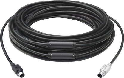 Logitech 939-001490 câble PS/2 15 m 6-p Mini-DIN Noir