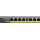 NETGEAR GS108LP Non-géré Gigabit Ethernet (10/100/1000) Connexion Ethernet, supportant l'alimentation via ce port (PoE) 1U Noir, Gris