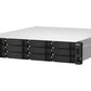 QNAP TS-h1887XU-RP NAS Rack (2 U) Intel Xeon E E-2334 16 Go DDR4 0 To QuTS hero Noir, Blanc