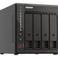 QNAP TS-453E NAS Tower Intel® Celeron® J6412 8 Go 0 To QNAP QTS Noir