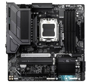 GIGABYTE B850M GAMING X WIFI6E Carte Mère - Processeurs AMD Ryzen Série 9000, VRM numérique 10+2+2 phases, jusqu'à 8200MHz DDR5 (OC), 1xPCIe 5.0 + 1xPCIe 4.0 M.2, LAN 2.5, WIFI 6E, USB 3.2 Gen 2.