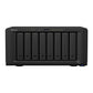 Synology DiskStation DS1821+ serveur de stockage NAS Tower Ryzen Embedded V1500B 4 Go DDR4 0 To DiskStation Manager Noir