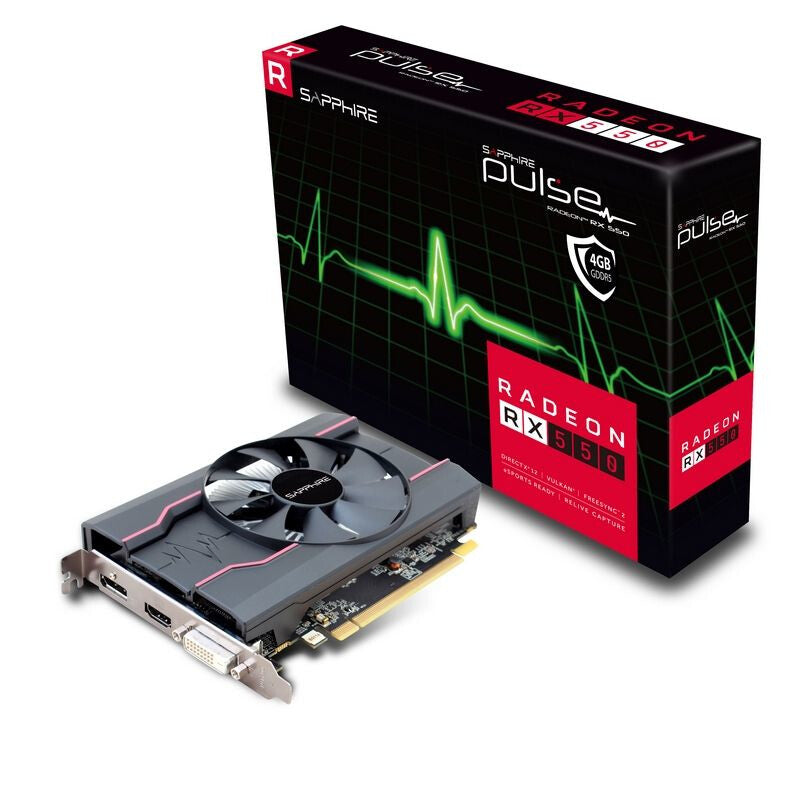 Sapphire 11268-01-20G carte graphique AMD Radeon RX 550 4 Go GDDR5