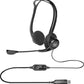 Logitech 981-000100 écouteur/casque Avec fil Arceau Appels/Musique USB Type-A Noir