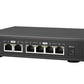QNAP QSW-2104-2T commutateur réseau Non-géré 2.5G Ethernet (100/1000/2500) Noir