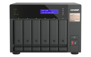 QNAP QVP-63B serveur de stockage NAS Tower Intel® Core™ i3 16 Go DDR4 0 To Noir