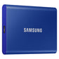 Samsung Portable SSD T7 2 To USB Type-C 3.2 Gen 2 (3.1 Gen 2) Bleu
