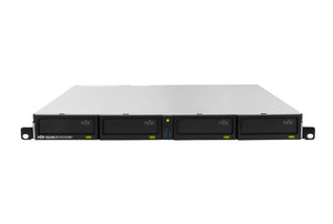 Overland-Tandberg O-T RDX QuikStation 4 RM, 4 baies, 4 x 1 Go Ethernet, baie de lecteur amovible, montage en rack 1U