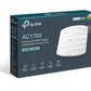 TP-Link EAP245 point d'accès réseaux locaux sans fil 1300 Mbit/s Blanc Connexion Ethernet, supportant l'alimentation via ce port (PoE)