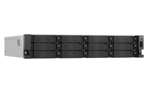 QNAP TS-H1277AXU-RP NAS Rack (2 U) AMD Ryzen™ 5 16 Go DDR5 0 To QuTS hero Noir