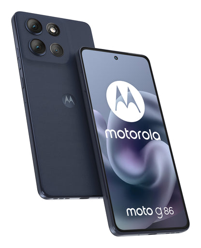 Motorola moto g86 5G 16,9 cm (6.67") Double SIM Android 15 USB Type-C 8 Go 256 Go 5200 mAh Bleu foncé