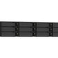 QNAP TS-1273AU-RP-8G serveur de stockage NAS Rack (2 U) Ryzen Embedded V1500B 8 Go DDR4 0 To QNAP QTS Aluminium, Noir
