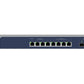 NETGEAR 8-Port Multi-Gigabit/10G Ethernet Smart Switch with 2 SFP+ Ports (MS510TXM) Géré L2+ 10G Ethernet (100/1000/10000) Gris