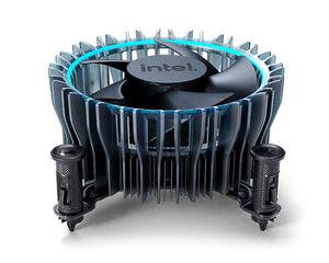 Intel Laminar RM1 Processeur Refroidisseur d'air Noir, Bleu