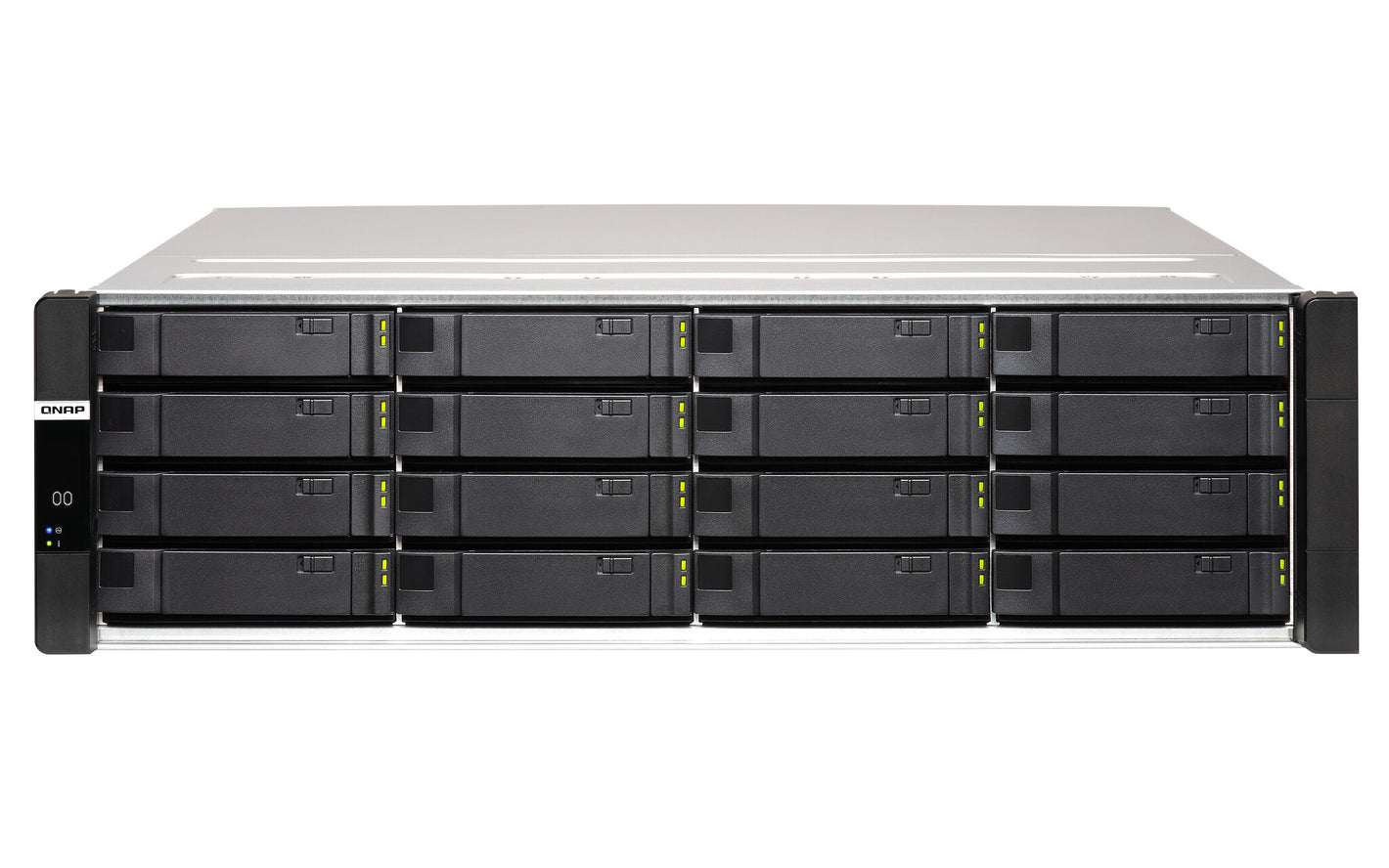 QNAP ES1686dc NAS Rack (3 U) Intel® Xeon® D D-2142IT 64 Go DDR4 0 To QNAP Enterprise System Noir