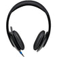 Logitech H540 USB Computer Headset Avec un son haute définition et des commandes sur l'oreillette
