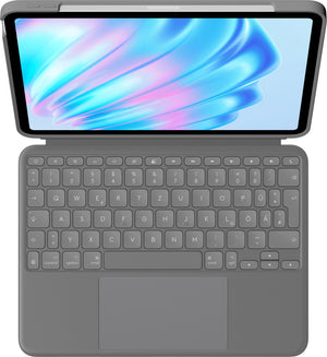 Logitech Combo Touch QWERTZ Allemand Smart Connector Gris